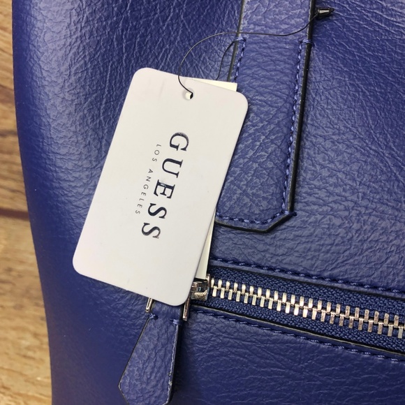 GUESS Womens Trudy Girlfriend Purse Dark Navy Blue - Picture 4 of 7